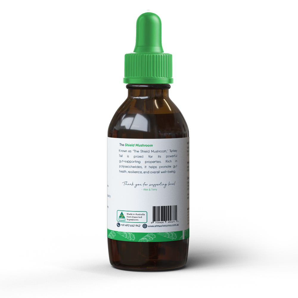 Premium Turkey Tail Mushroom Extract - Trametes Versicolor Traditional Wellness | A.T. Mushrooms