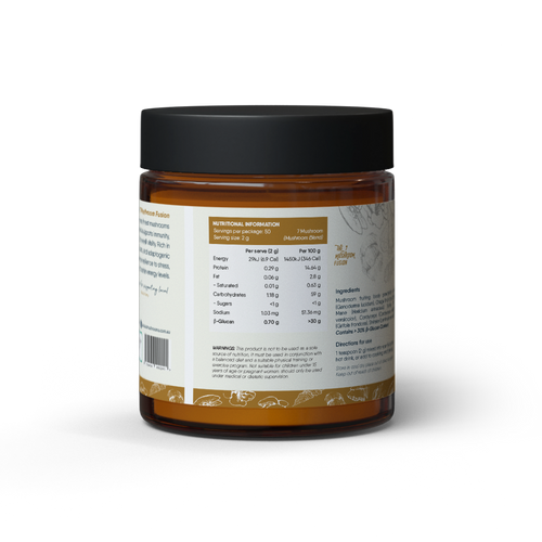 7 Mushroom Powder Blend Organic Supplement- Complete Wellness Support | A.T. Mushrooms