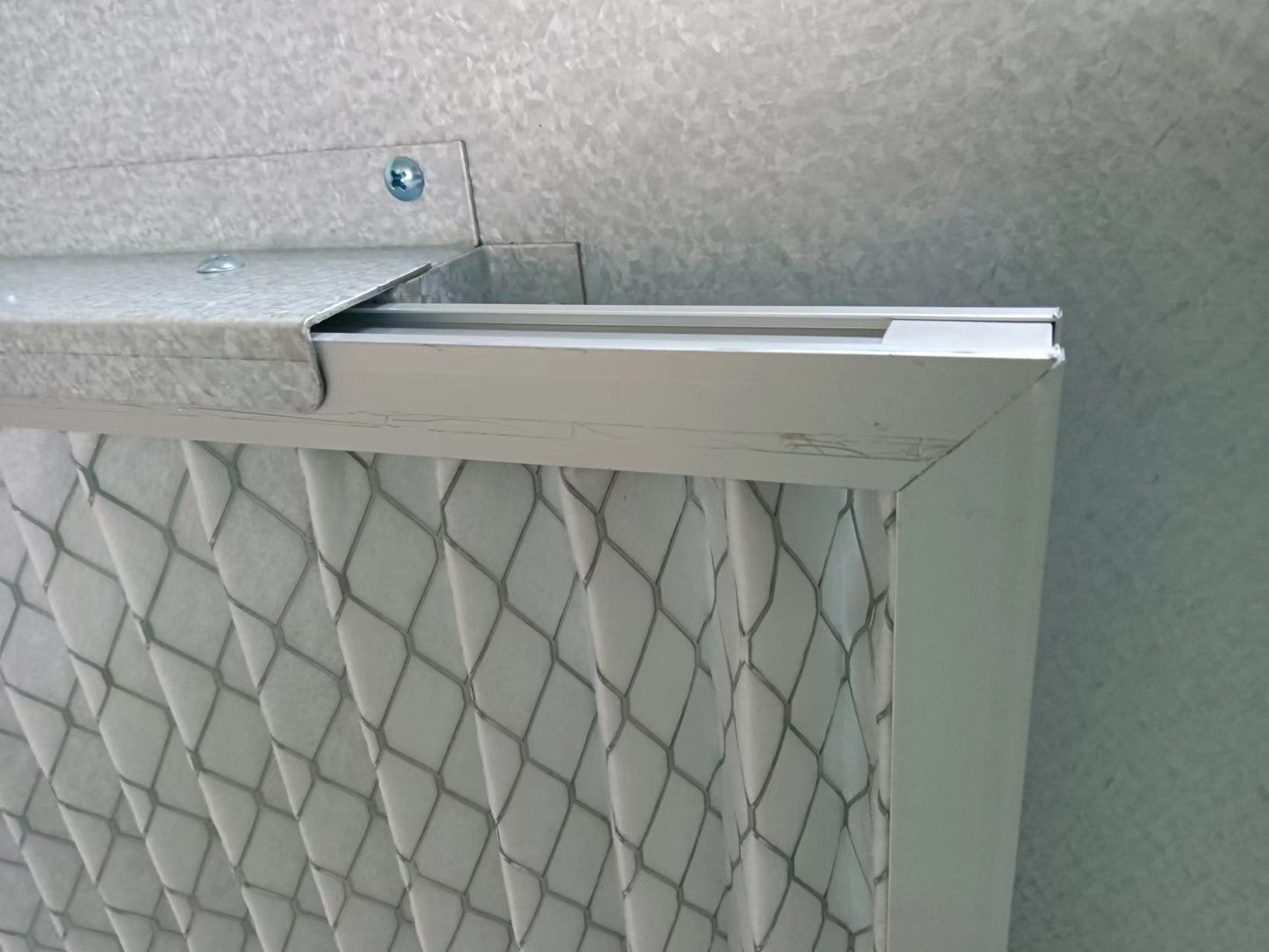 Close up of pre filter