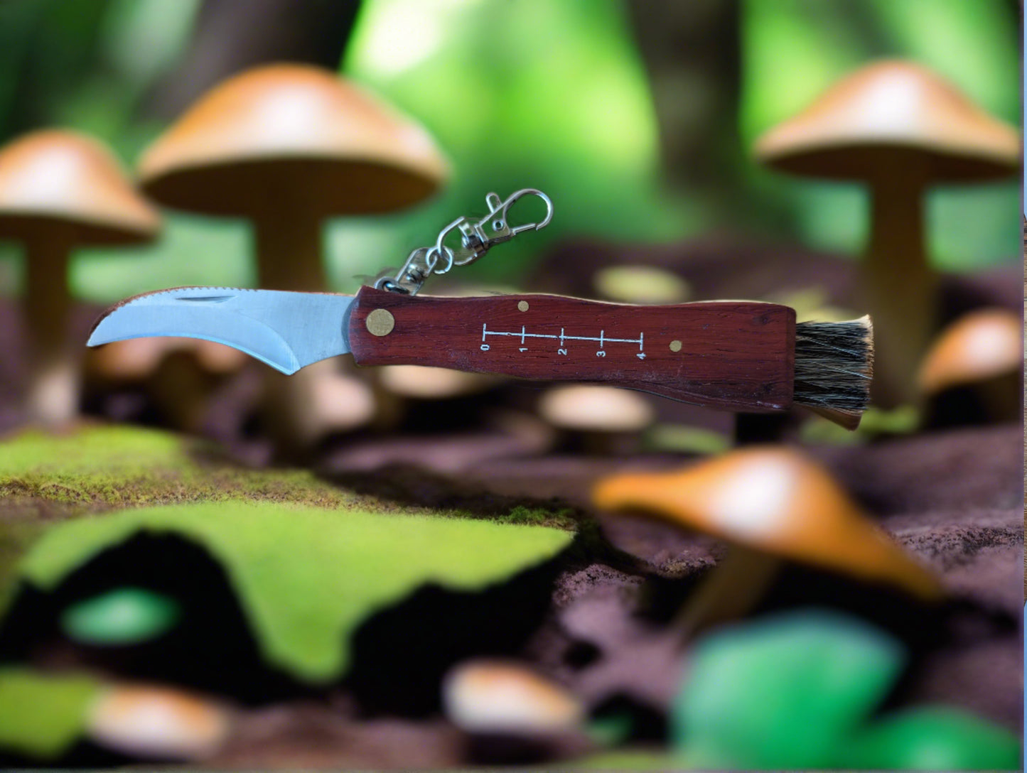 Mushroom knife in AI image