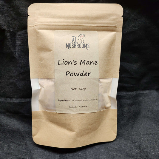 Organic Lion's Mane (Hericium erinaceus) Powder